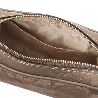 Leather handbags Chantilly - Suede leather shoulder bag | TL142490 San Rocco Italia