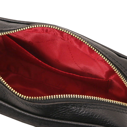 Leather handbags Chantilly - Suede leather shoulder bag | TL142490 San Rocco Italia