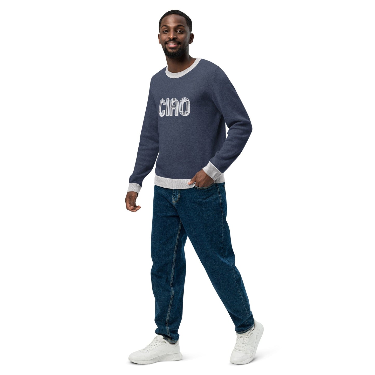 Ciao Knitted Crew Neck Sweater - Premium  - Shop now at San Rocco Italia