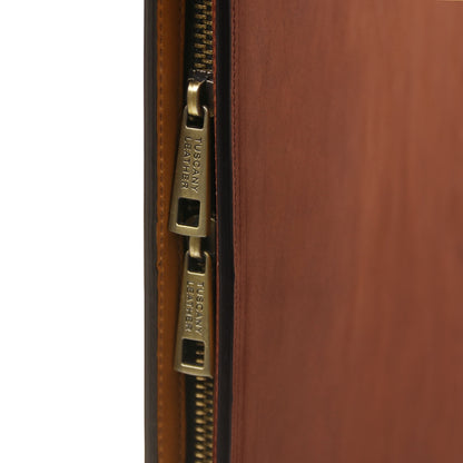 Costantino - Leather document case with handle | TL142545