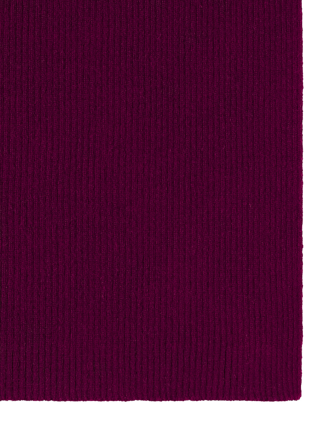 Close-up of deep magenta ribbed knit fabric texture