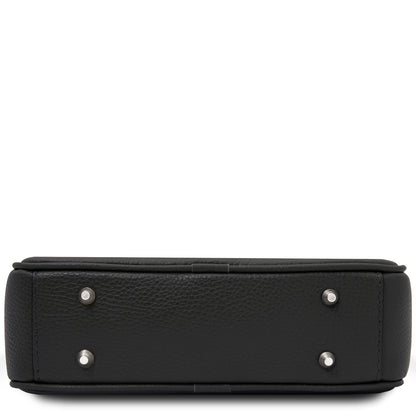 Leather handbags Cubetto - Italian leather shoulder bag | TL142499 San Rocco Italia