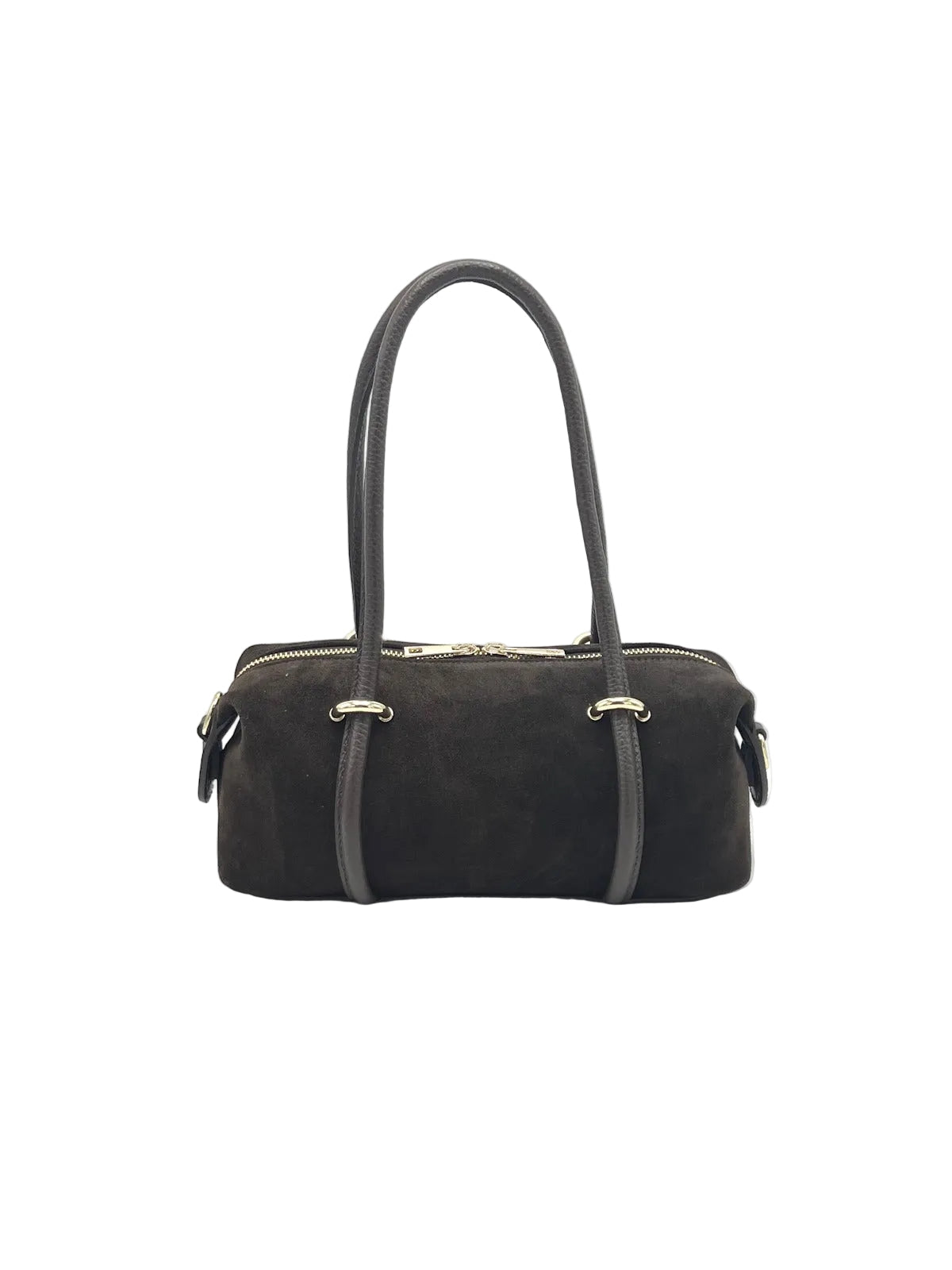 Lucca Small Suede East-West Boston Bag