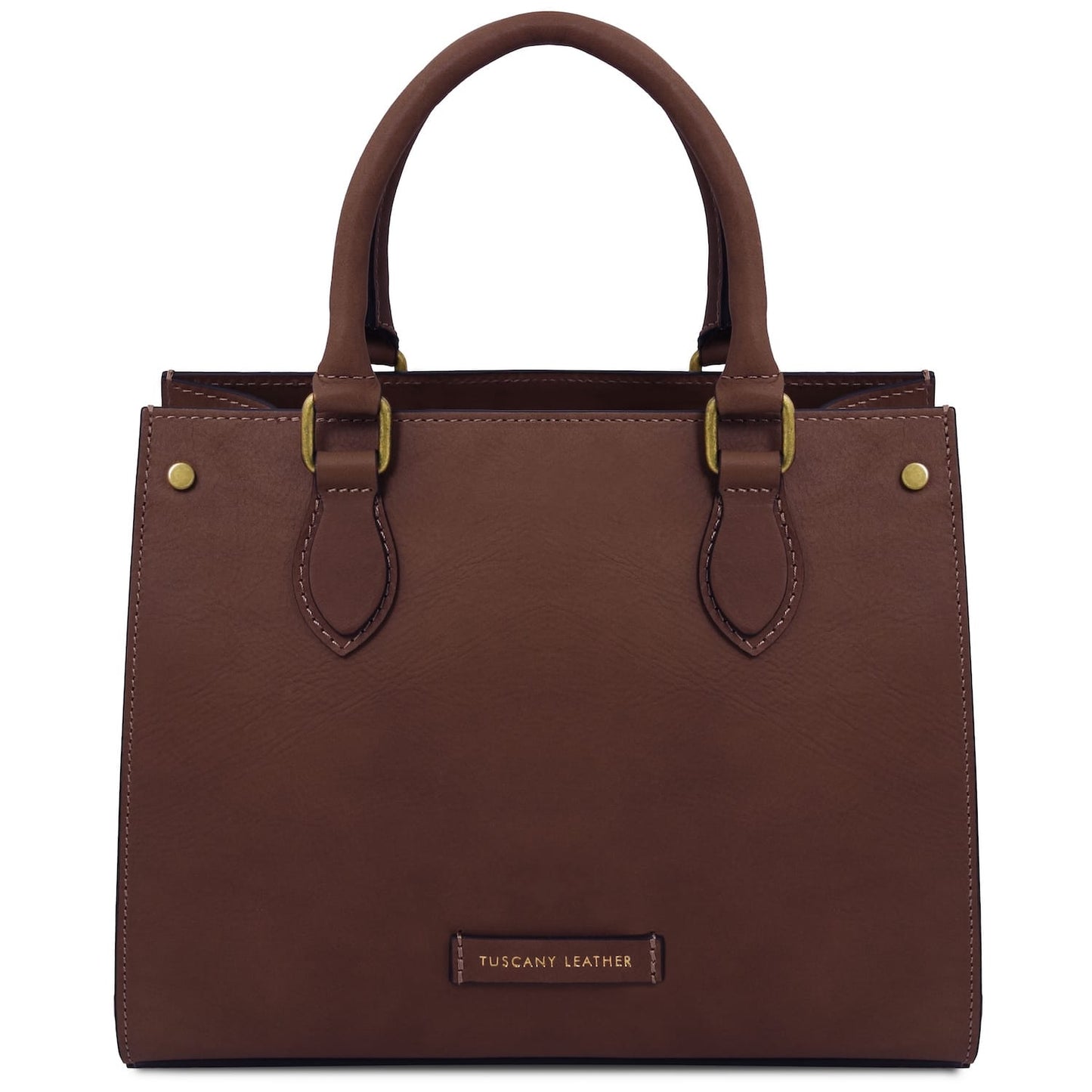 Dama - Vegetable-tanned leather tote handbag | TL142564