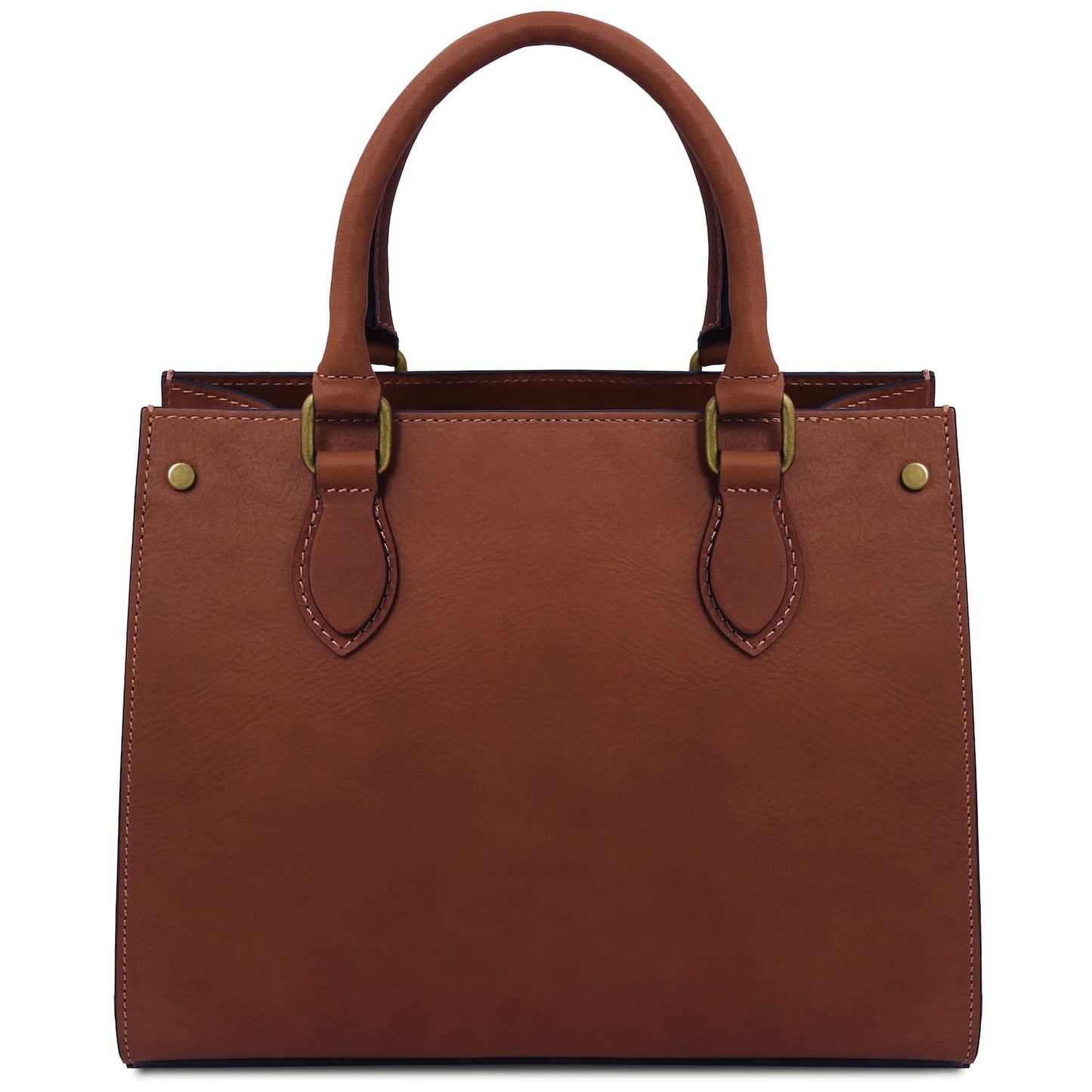 Dama - Vegetable-tanned leather tote handbag | TL142564