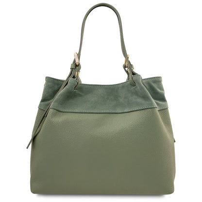 Diade - Soft Italian leather shopping bag | TL142587