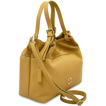 Diade - Soft Italian leather shopping bag | TL142587