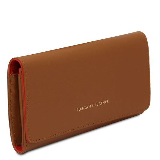 Leather wallets for women Diana - Exclusive leather wallet for women - Large size | TL142435 San Rocco Italia