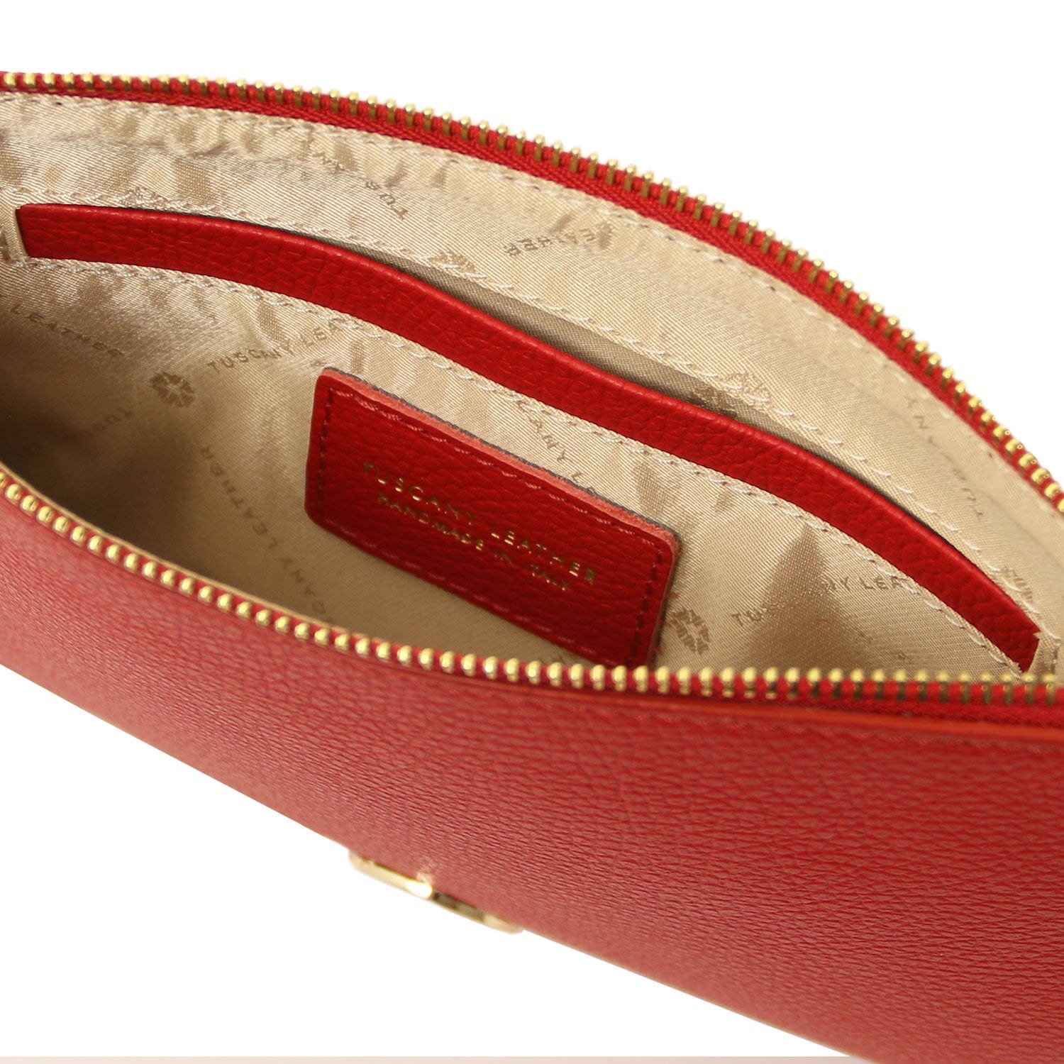 Leather handbags Diva - Leather Pouch Clutch With Chain Strap | TL142461 San Rocco Italia