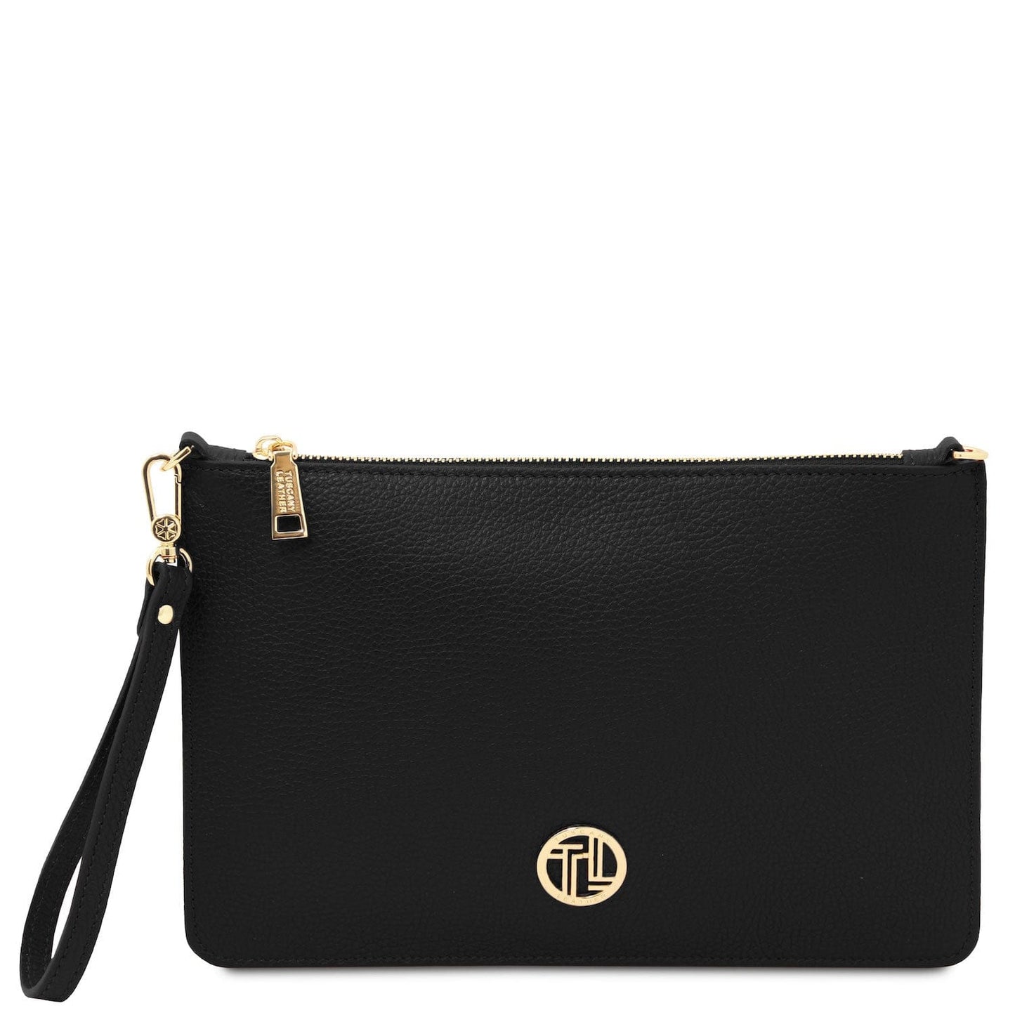 Leather handbags Diva - Leather Pouch Clutch With Chain Strap | TL142461 San Rocco Italia