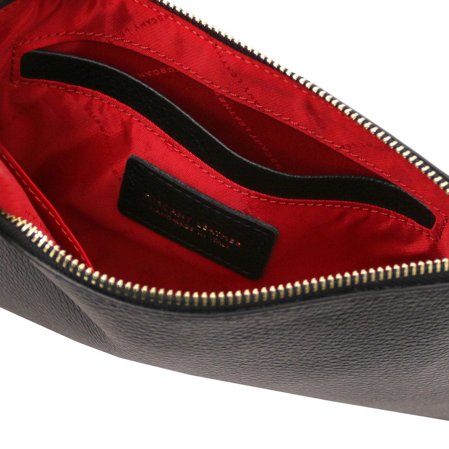 Leather handbags Diva - Leather Pouch Clutch With Chain Strap | TL142461 San Rocco Italia