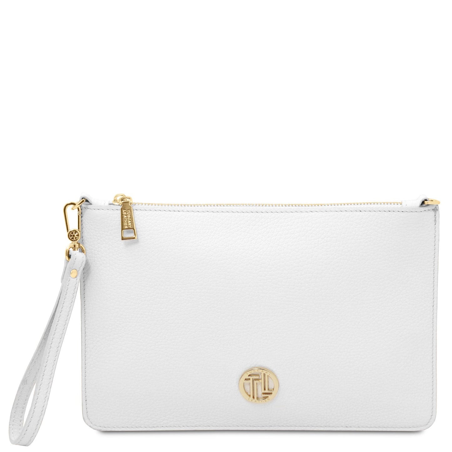 Leather handbags Diva - Leather Pouch Clutch With Chain Strap | TL142461 San Rocco Italia