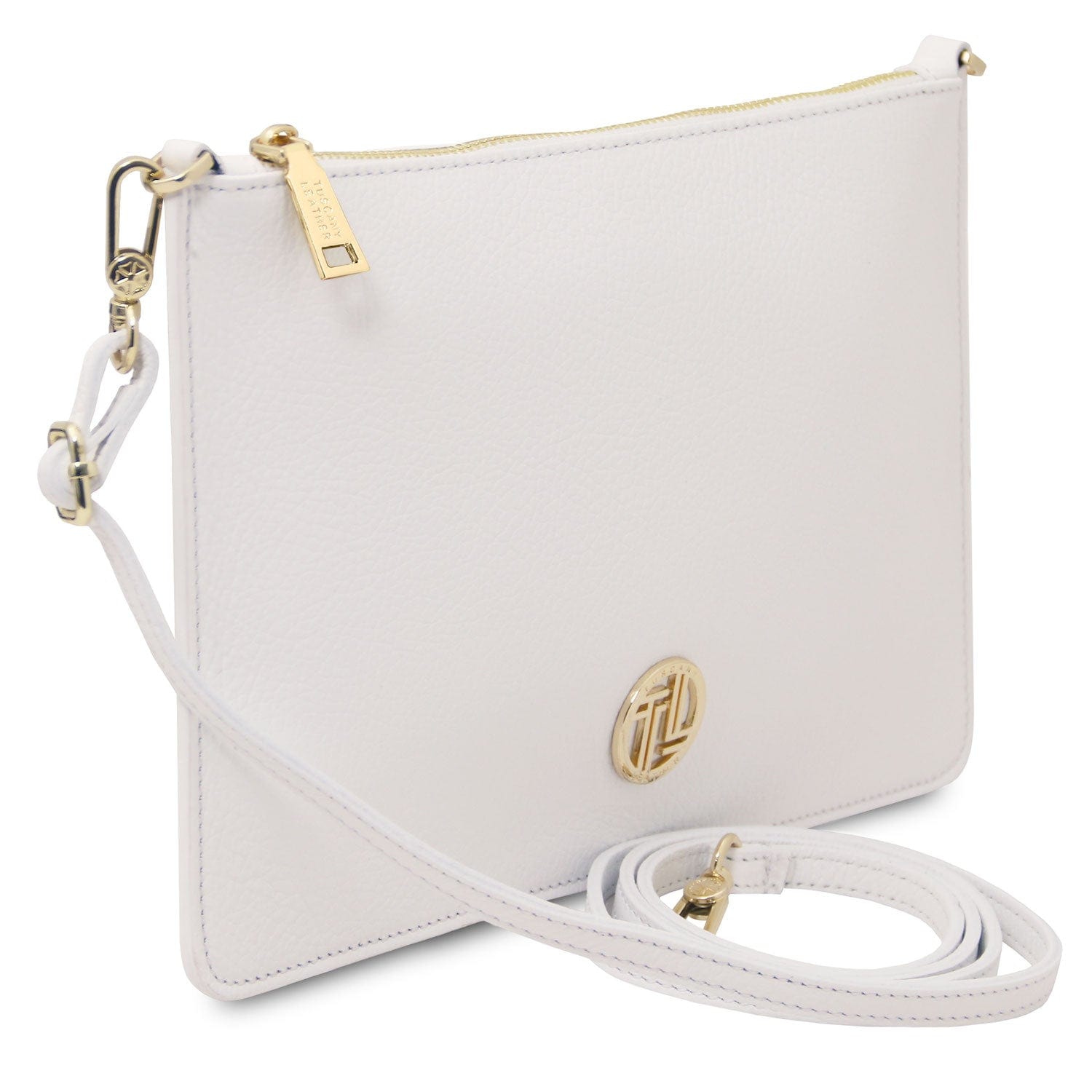 Leather handbags Diva - Leather Pouch Clutch With Chain Strap | TL142461 San Rocco Italia