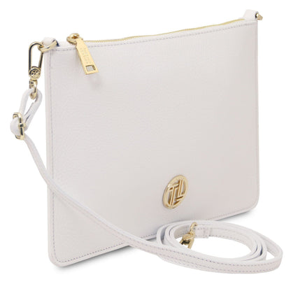 Leather handbags Diva - Leather Pouch Clutch With Chain Strap | TL142461 San Rocco Italia