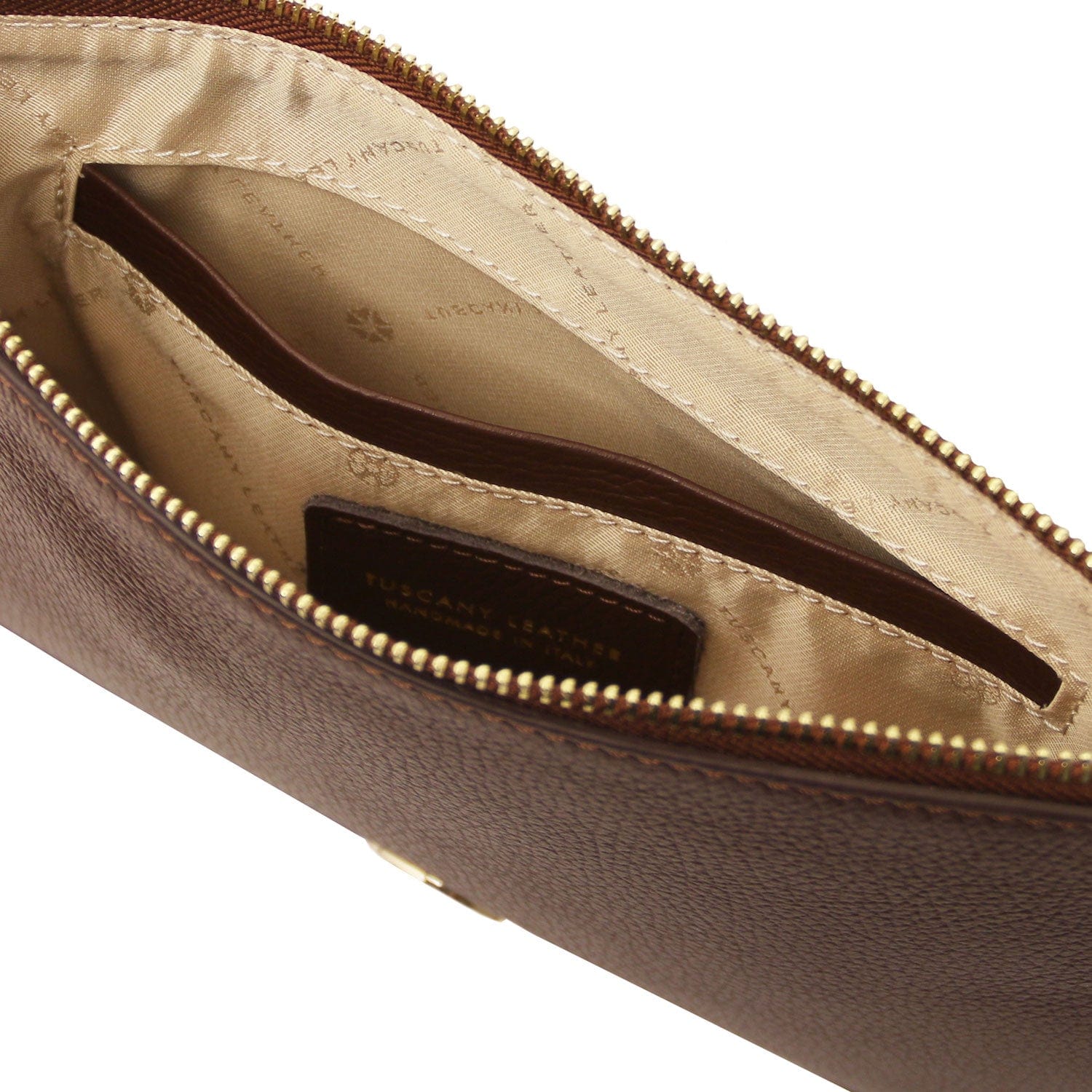 Leather handbags Diva - Leather Pouch Clutch With Chain Strap | TL142461 San Rocco Italia