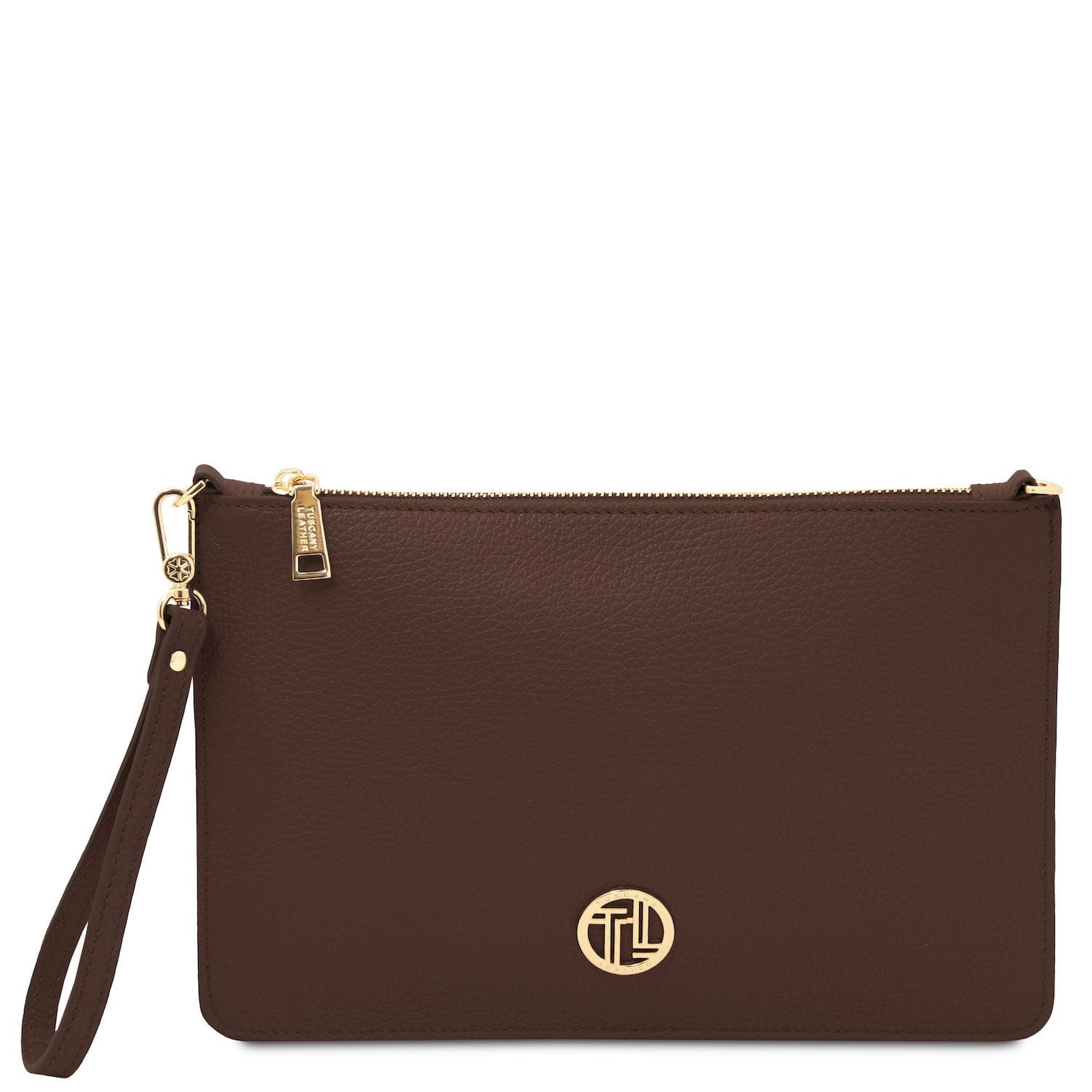 Leather handbags Diva - Leather Pouch Clutch With Chain Strap | TL142461 San Rocco Italia