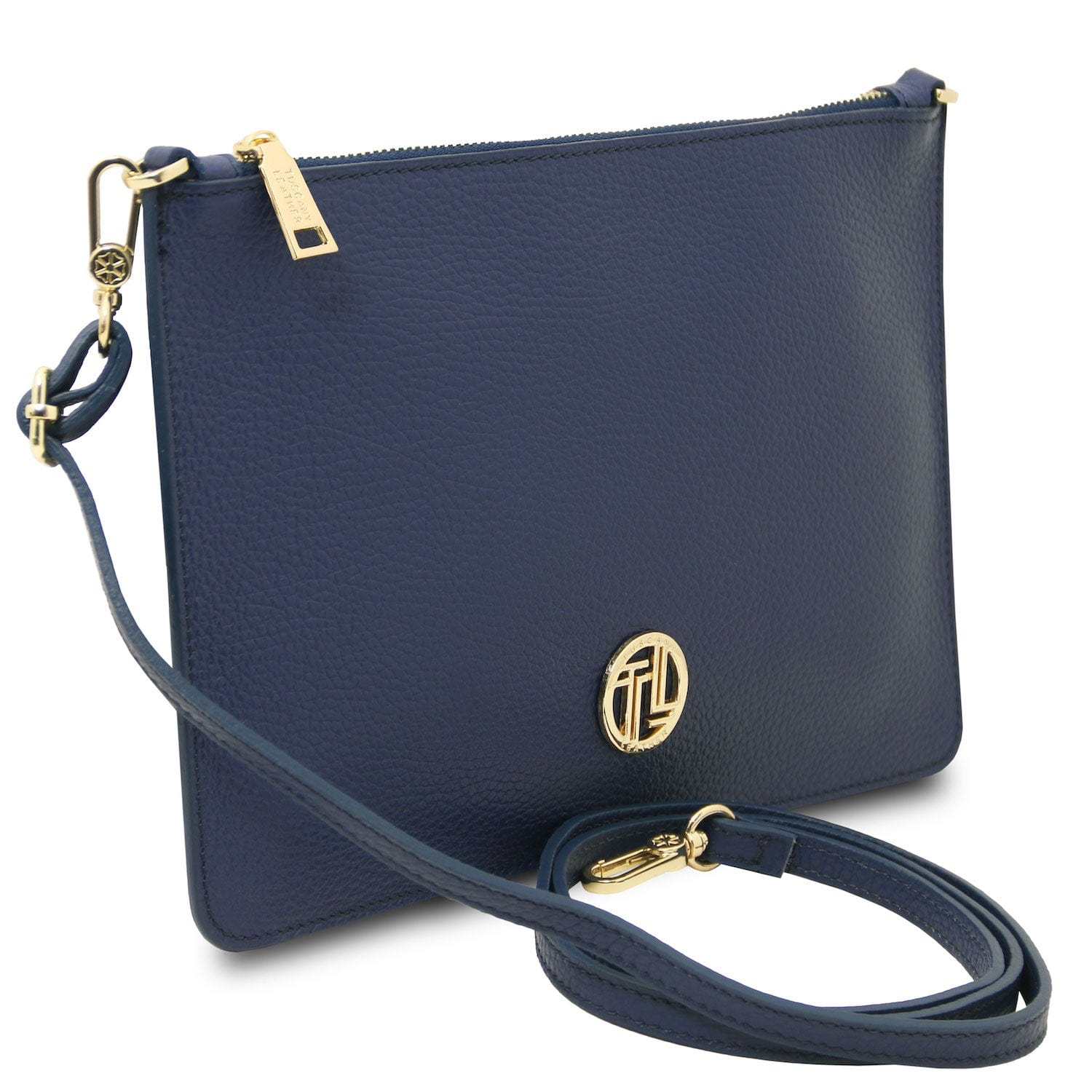 Leather handbags Diva - Leather Pouch Clutch With Chain Strap | TL142461 San Rocco Italia