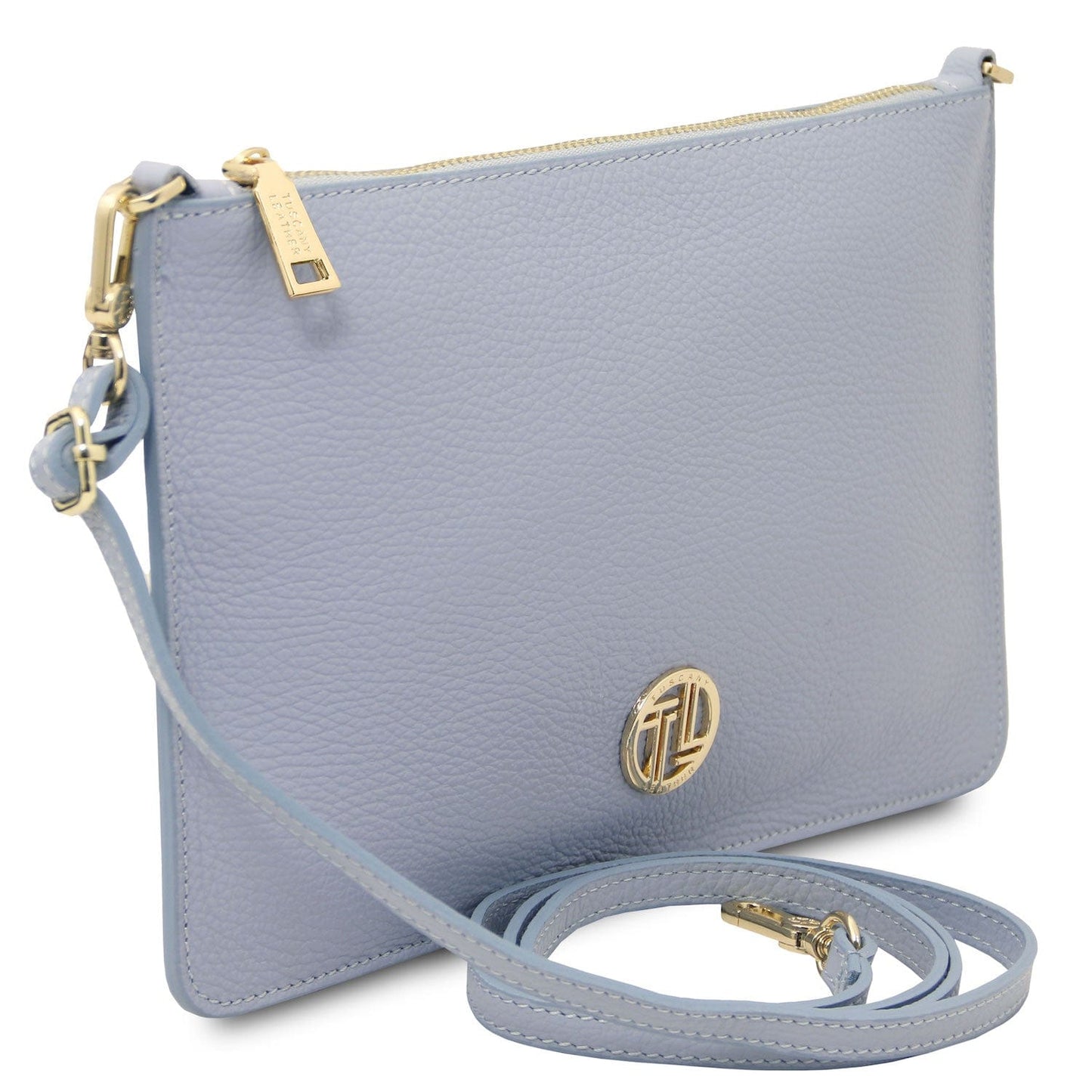 Leather handbags Diva - Leather Pouch Clutch With Chain Strap | TL142461 San Rocco Italia