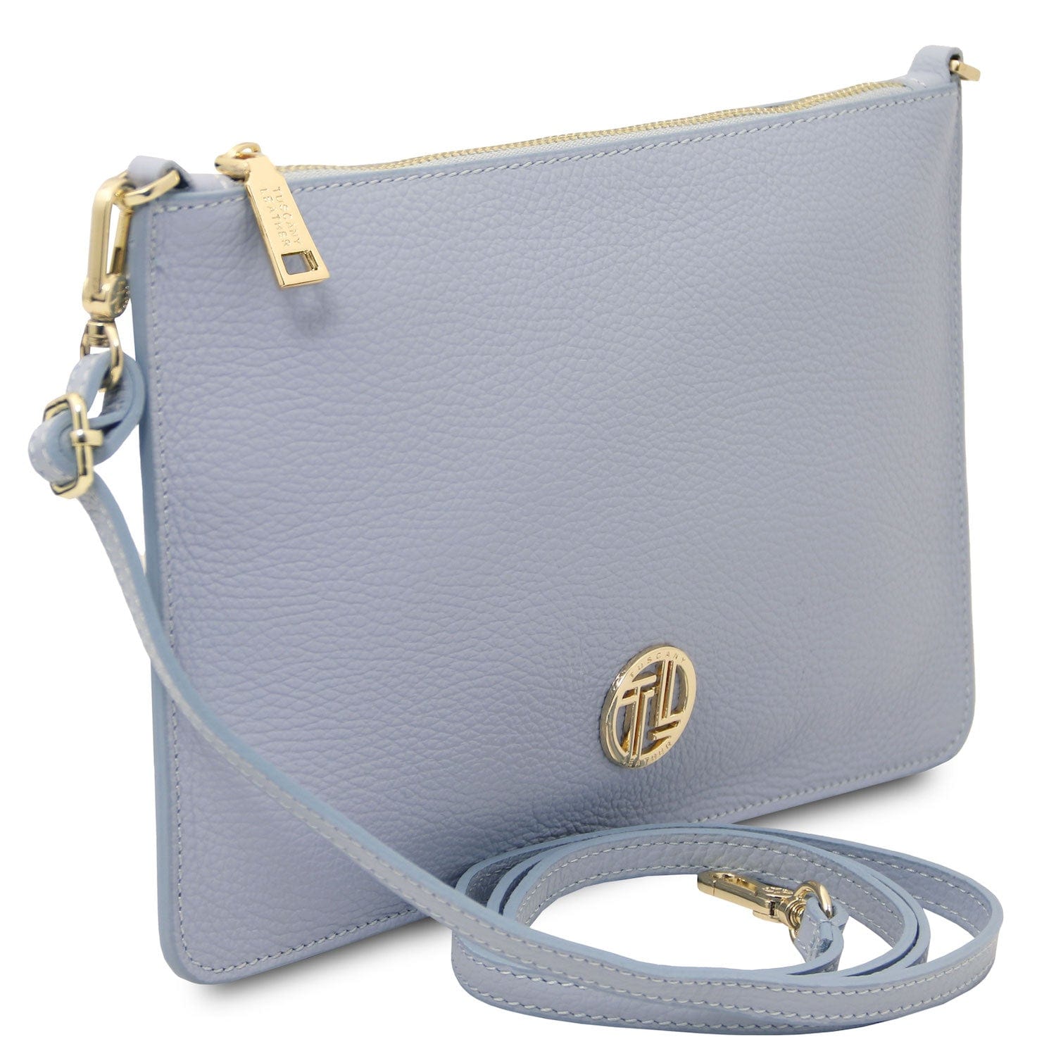Leather handbags Diva - Leather Pouch Clutch With Chain Strap | TL142461 San Rocco Italia