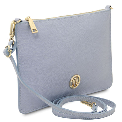 Leather handbags Diva - Leather Pouch Clutch With Chain Strap | TL142461 San Rocco Italia