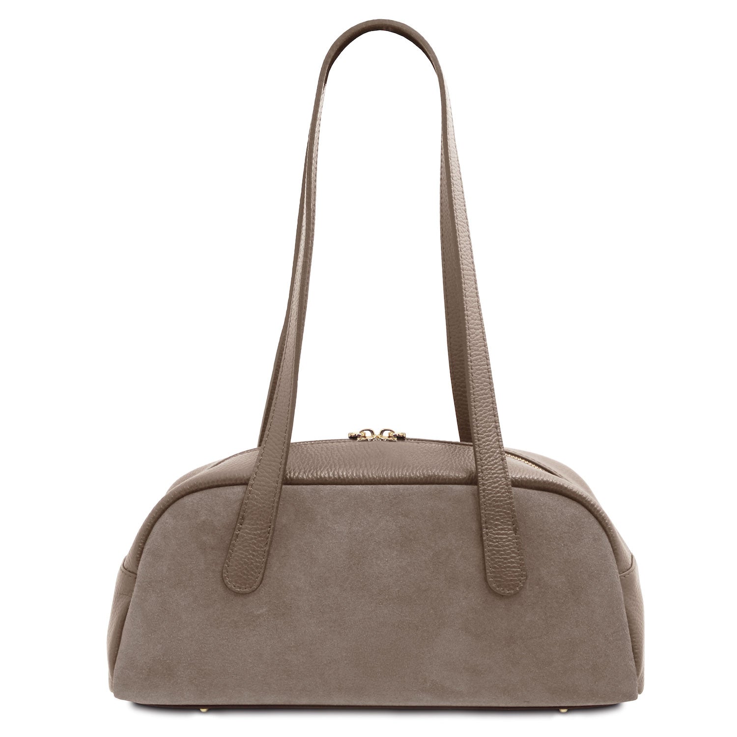 Leather shoulder bags Eclaire - East-West Suede Leather Shoulder Bag | TL142516 San Rocco Italia