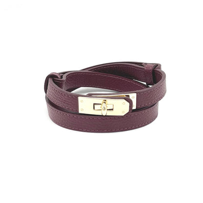 Women’s Adjustable Skinny Leather Belt – Handcrafted in Italy