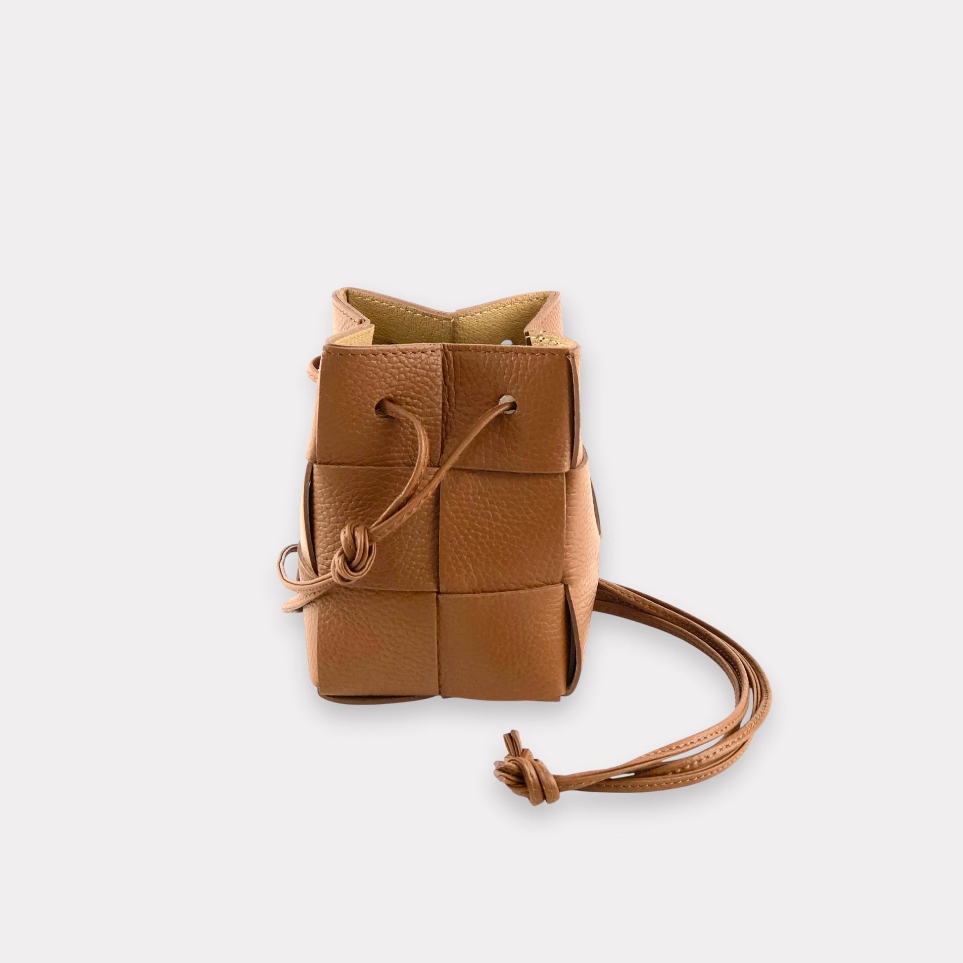 Handbag & Wallet Accessories Emi - Handmade Drawstring Woven Crossbody Bag San Rocco Italia