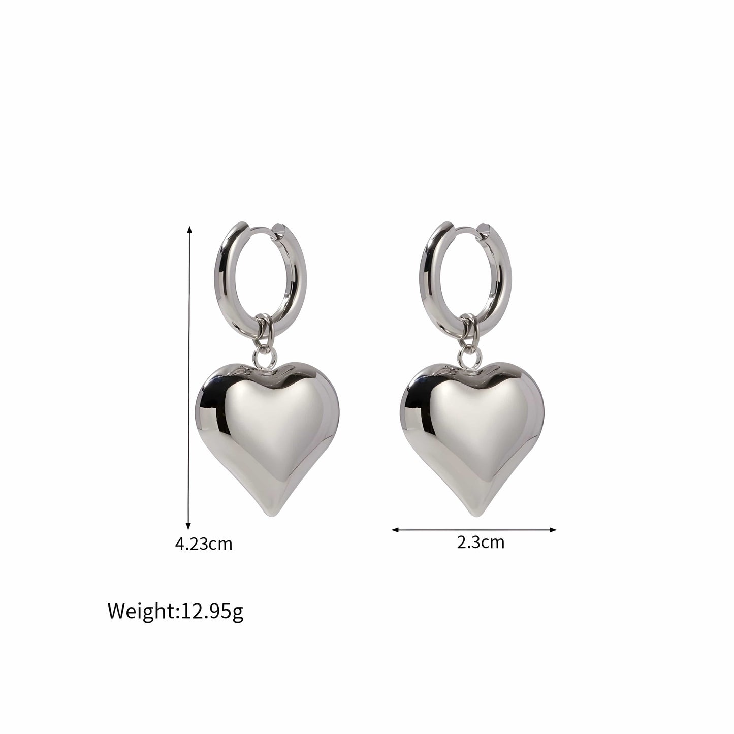 Emma Heart Earrings
