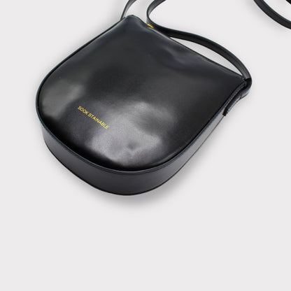 Handbag & Wallet Accessories Eva - Apple Leather Crossbody Bag - Black San Rocco Italia