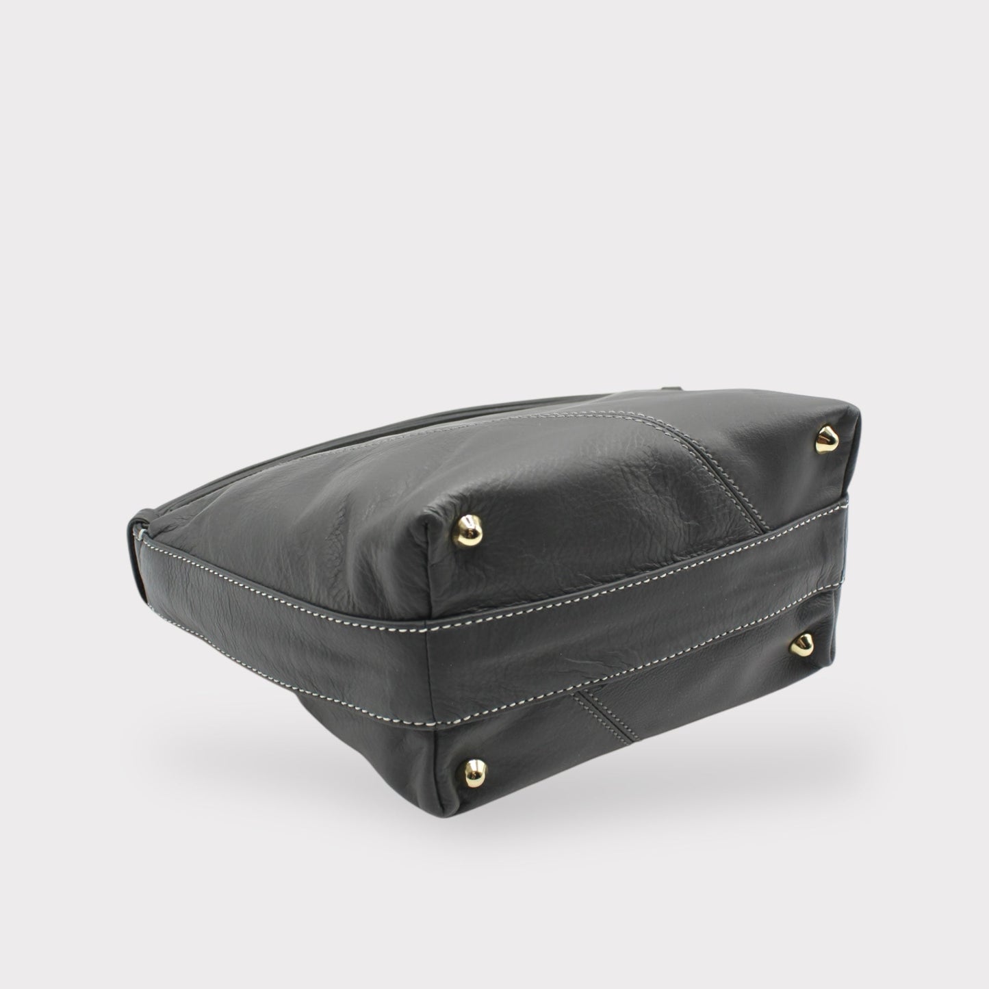 Handbag & Wallet Accessories Evy - Genuine Leather Pouch Shoulder Bag - Ash Grey San Rocco Italia