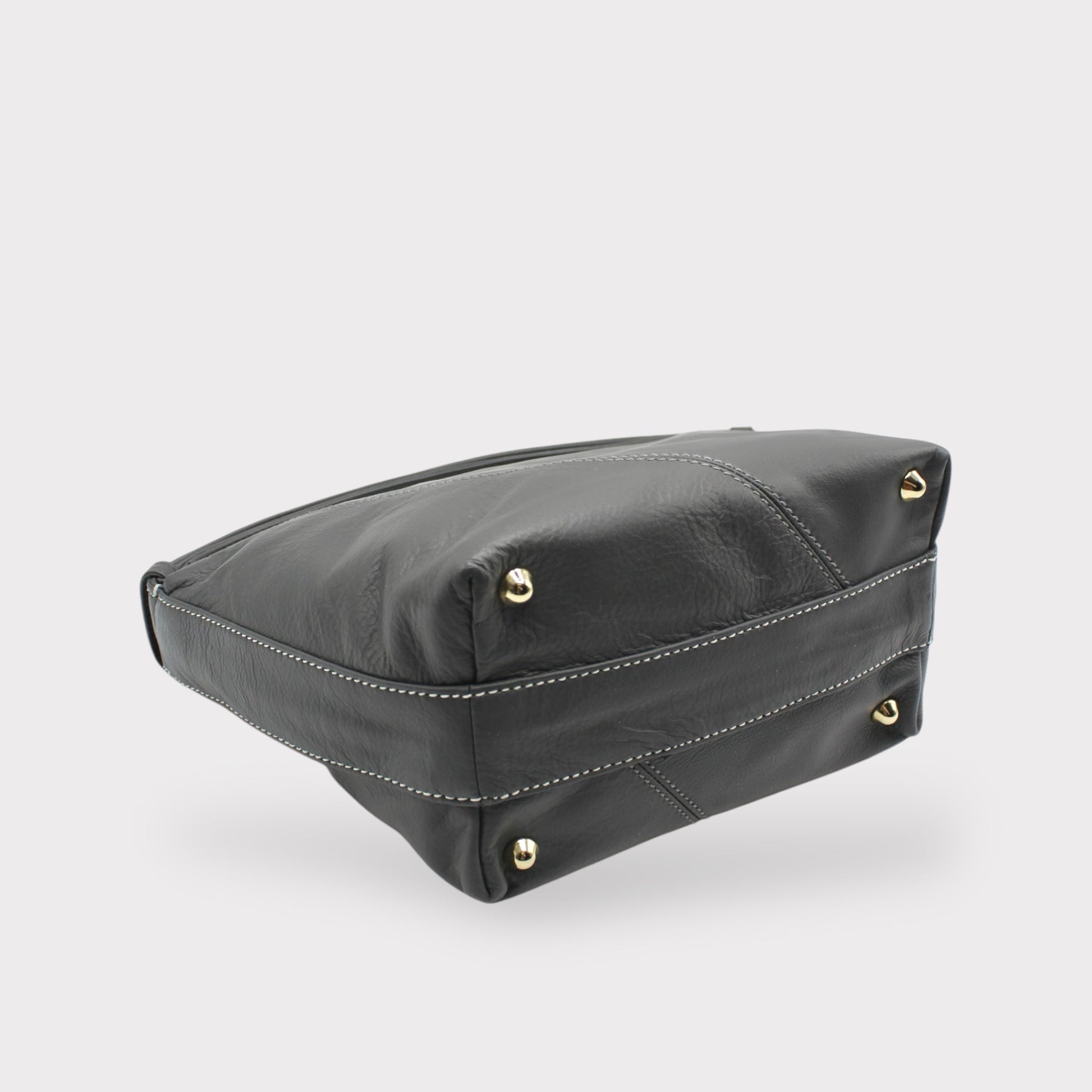 Handbag & Wallet Accessories Evy - Genuine Leather Pouch Shoulder Bag - Ash Grey San Rocco Italia