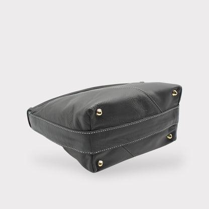 Handbag & Wallet Accessories Evy - Genuine Leather Pouch Shoulder Bag - Ash Grey San Rocco Italia