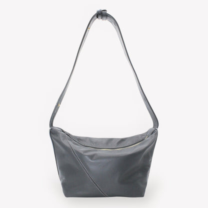 Handbag & Wallet Accessories Evy - Genuine Leather Pouch Shoulder Bag - Ash Grey San Rocco Italia