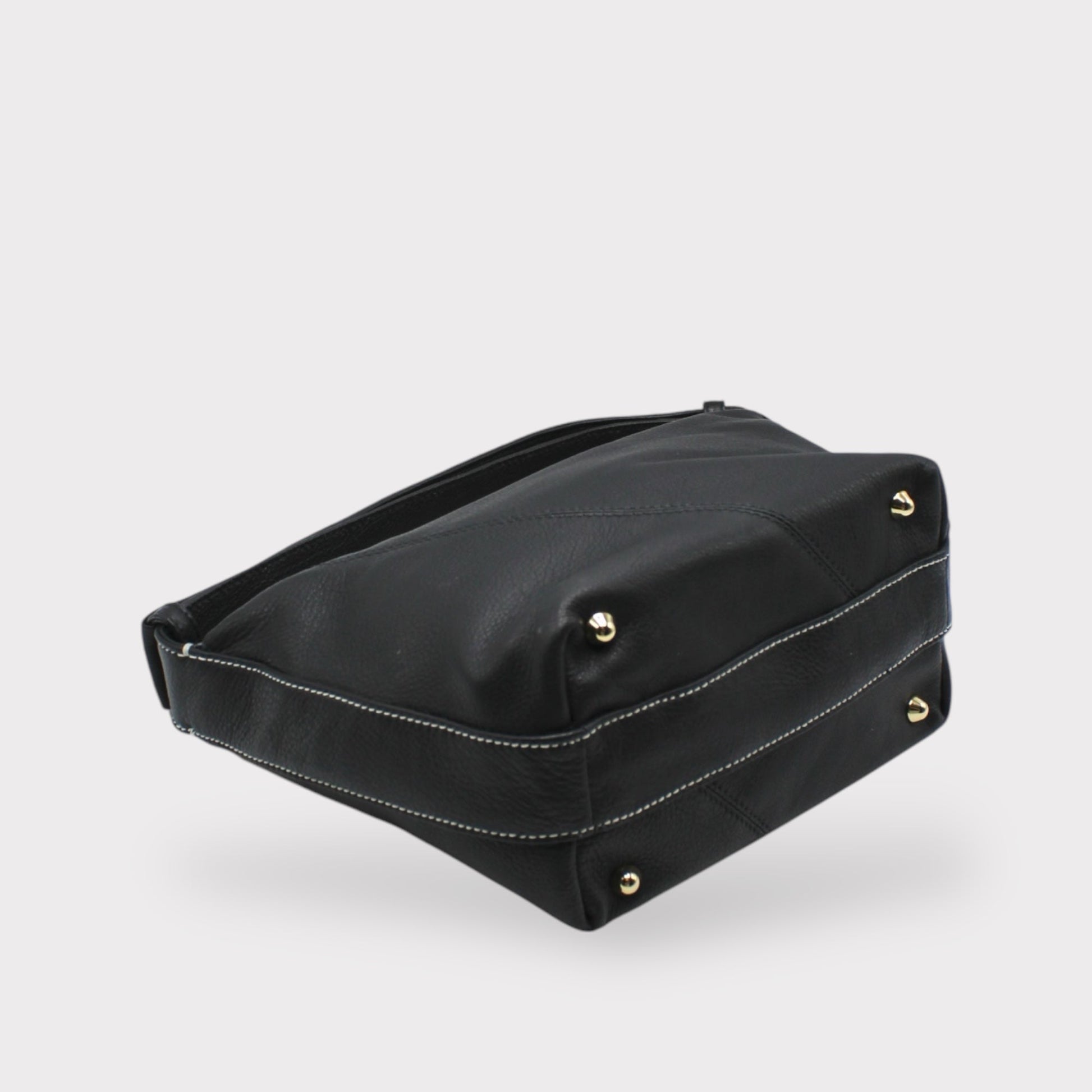 Handbag & Wallet Accessories Evy - Genuine Leather Pouch Shoulder Bag - Black San Rocco Italia