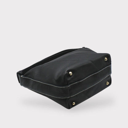 Handbag & Wallet Accessories Evy - Genuine Leather Pouch Shoulder Bag - Black San Rocco Italia