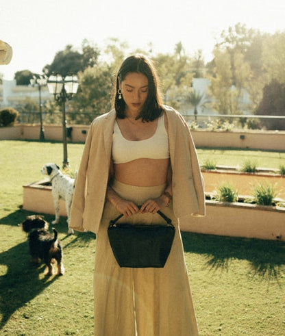 Handbag & Wallet Accessories Evy - Genuine Leather Pouch Shoulder Bag - Black San Rocco Italia