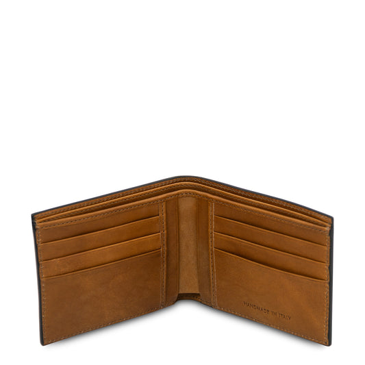 Exclusive 2 fold leather wallet for men - Matte leather | TL142553