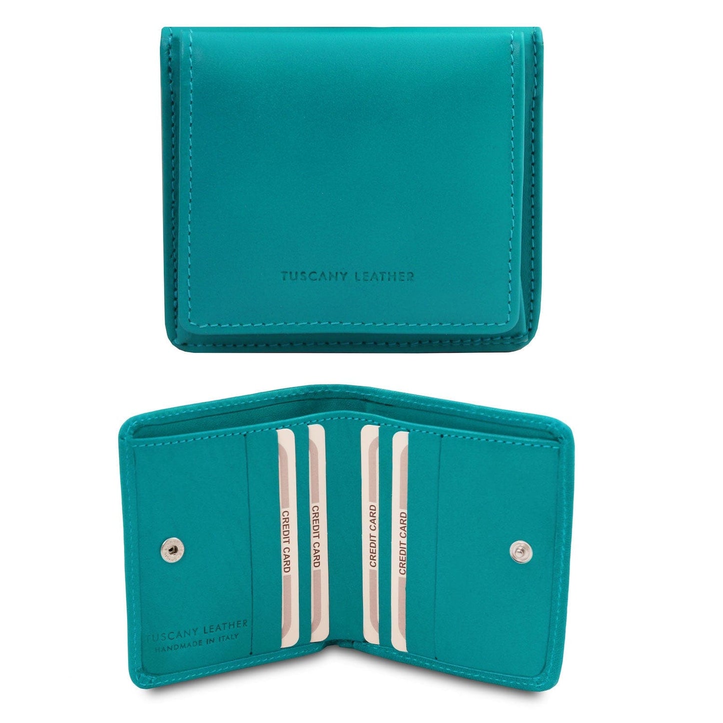 Exclusive leather wallet with coin pocket | TL142059 - Premium Leather wallets for women - Shop now at San Rocco Italia