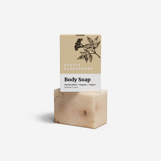 Organic Soap Acacia Elderberry Handso Organic Body Soap San Rocco Italia