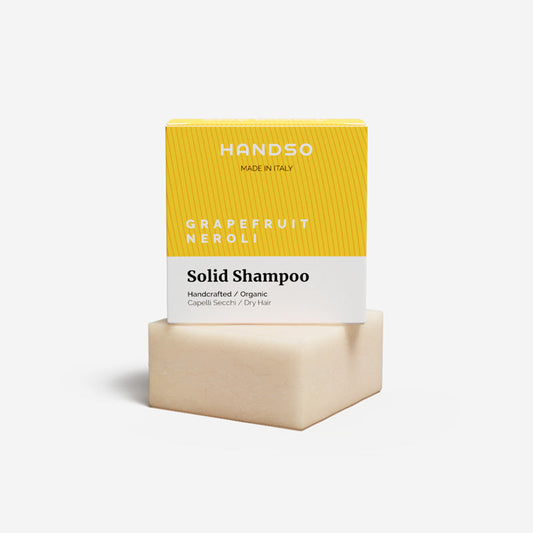 Organic Soap Dry Hair - Grapefruit Neroli Handso Organic Solid Shampoo San Rocco Italia