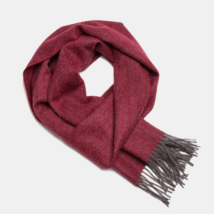 Natural Baby Alpaca Wool Scarf – Exclusive Fishbone - Premium  - Shop now at San Rocco Italia