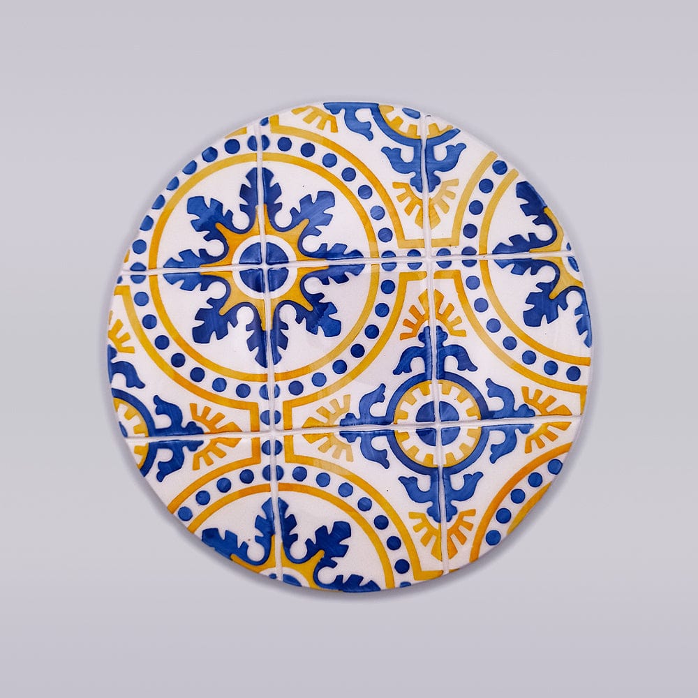 Island of Madeira Ceramic Tile Trivet - Premium Trivets - Shop now at San Rocco Italia