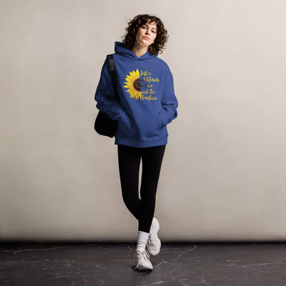 Just a Wildflower in Love with the Sunshine Unisex Oversized Hoodie - Premium Unisex Oversized Hoodie | AS Colour 5161 - Shop now at San Rocco Italia