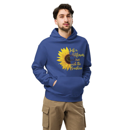 Just a Wildflower in Love with the Sunshine Unisex Oversized Hoodie - Premium Unisex Oversized Hoodie | AS Colour 5161 - Shop now at San Rocco Italia