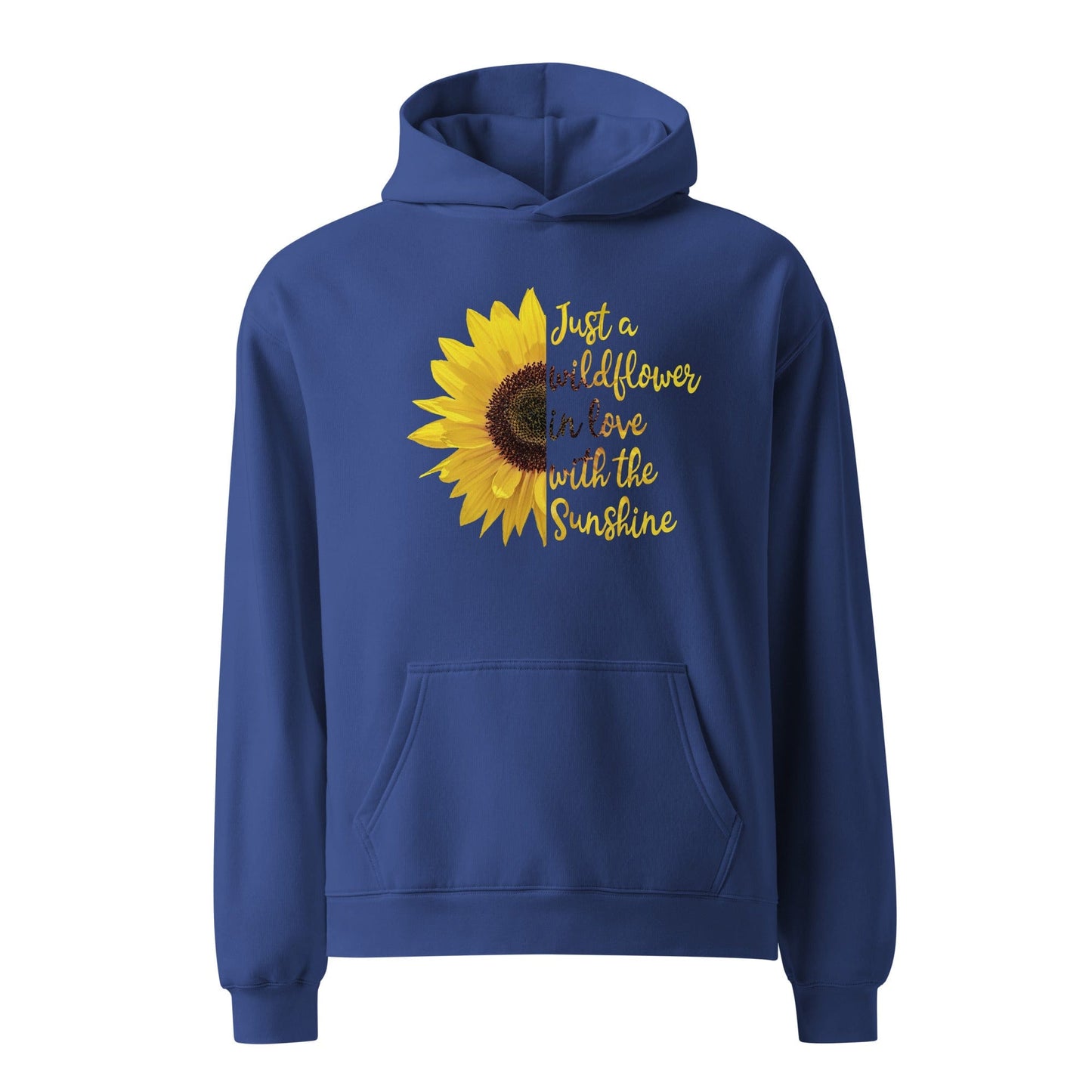 Just a Wildflower in Love with the Sunshine Unisex Oversized Hoodie - Premium Unisex Oversized Hoodie | AS Colour 5161 - Shop now at San Rocco Italia