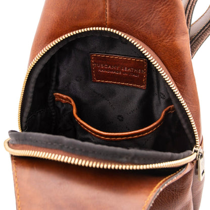 Kevin - Leather crossover bag | TL142423 - Premium Leather bags for men - Shop now at San Rocco Italia