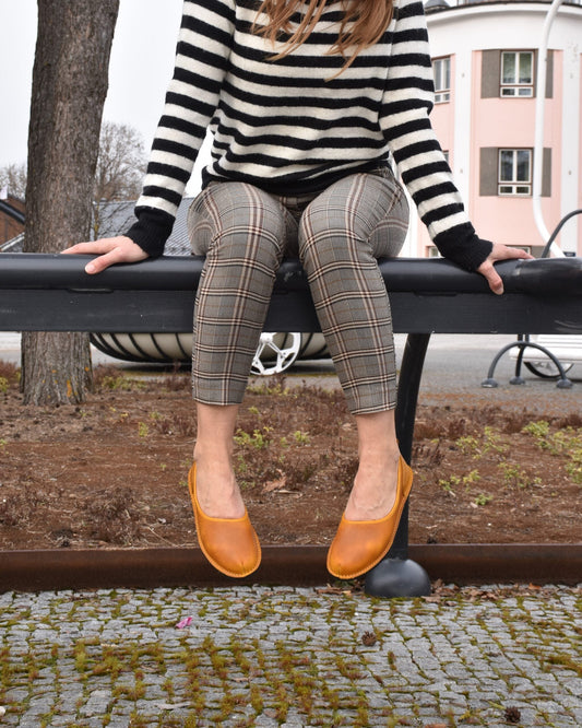 Flats Kuutsid Leather Flats - Yellow San Rocco Italia