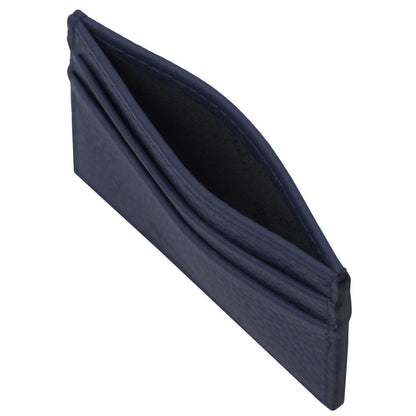 Leather card holder - 4 cards, pebbled leather | TL142474