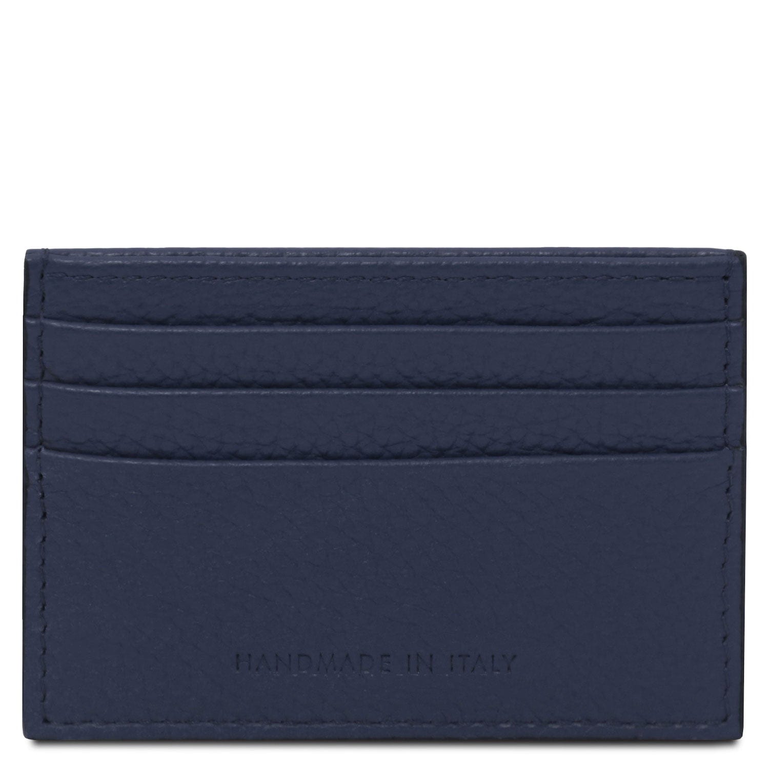 Men leather accessories Leather card holder - 6 cards, pebbled leather | TL142472 San Rocco Italia