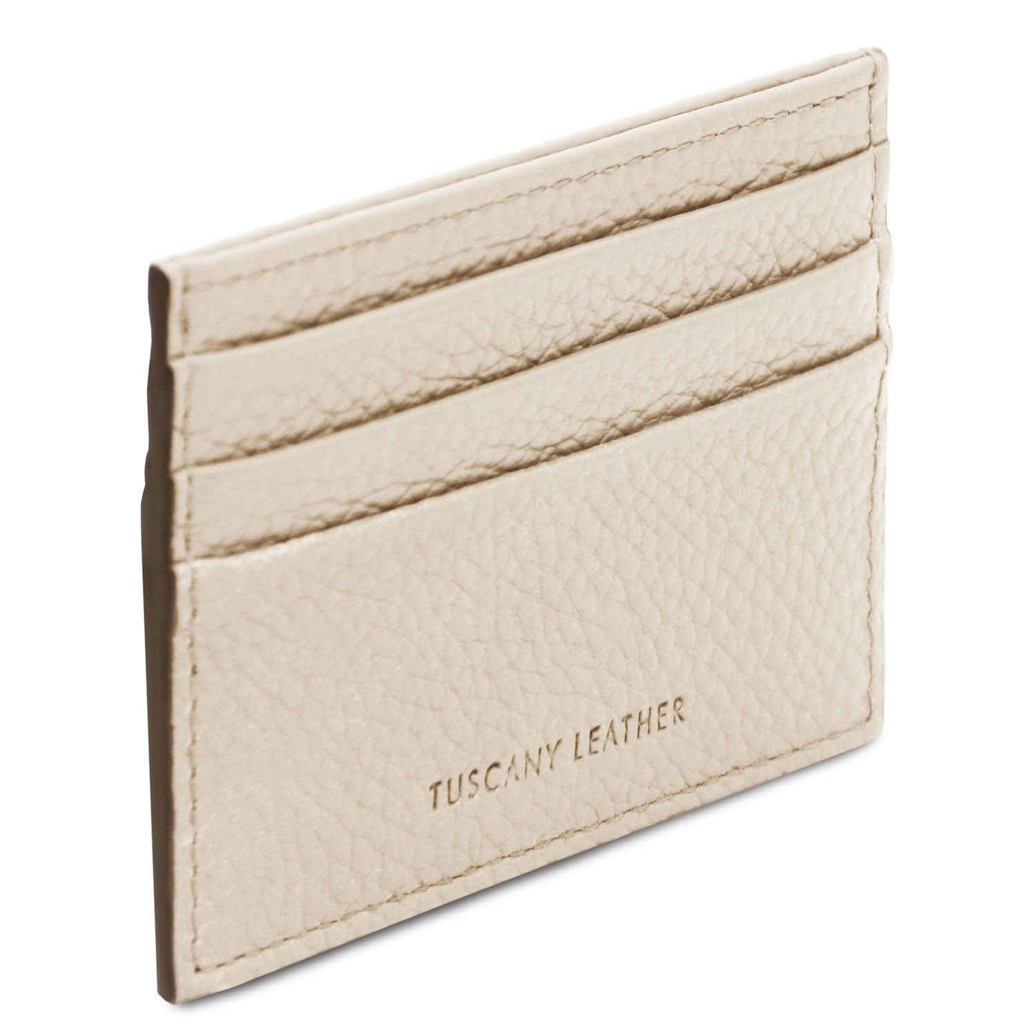 Men leather accessories Leather card holder - 6 cards, pebbled leather | TL142472 San Rocco Italia